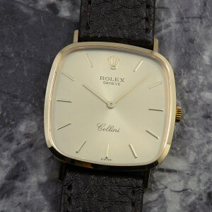 �����b�N�X �`�F���[�j Ref.4114 �����C �C�G���[�S�[���h 18KYG 1970�fs �� ROLEX Cellini �A���e�B�[�N ���B���e�[�W�r���v 1975�N