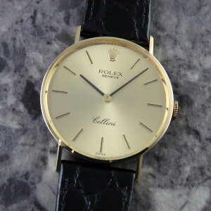 �����b�N�X �`�F���[�j 3833 1974�N 18�����C ROLEX �A���e�B�[�N CELLINI ���B���e�[�W �����Y 18KYG �C�G���[ �S�[���h1974�N