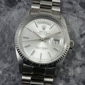 �����b�N�X �f�C�f�C�g REF.1803 18�����C WG �z���C�g�S�[���h ROLEX �����v���W�f���g�u���X 1969�N �A���e�B�[�N ���B���e�[�W���v Cal.1556 ������ DAY-DATE