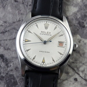 �����b�N�X �I�C�X�^�[�f�C�g Ref.6294 1953�N ROLEX OYSTERDATE �ԍ��J�����_�[ �A���e�B�[�N ���B���e�[�W �芪��