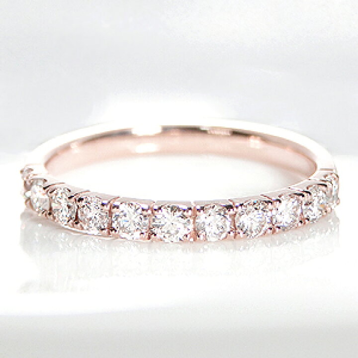 楽天市場】K18WG/YG/PG【0.50ct】ダイヤモンド エタニティリング 送料  
