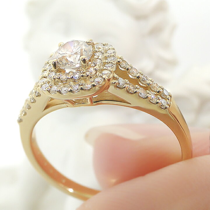 楽天市場】K18YG【0.60ct】ダイヤモンド リング送料無料 代引手数料  