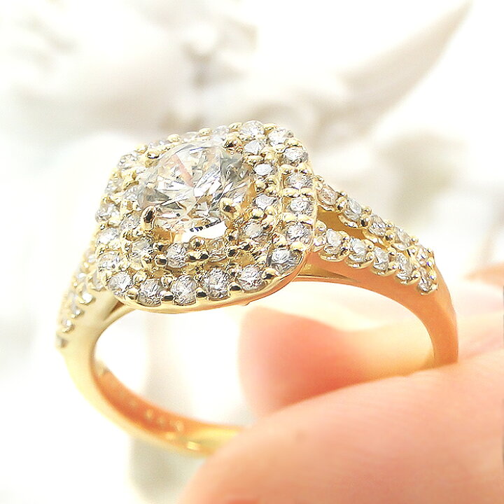 楽天市場】K18YG【0.90ct】ダイヤモンド リング送料無料 代引手数料 