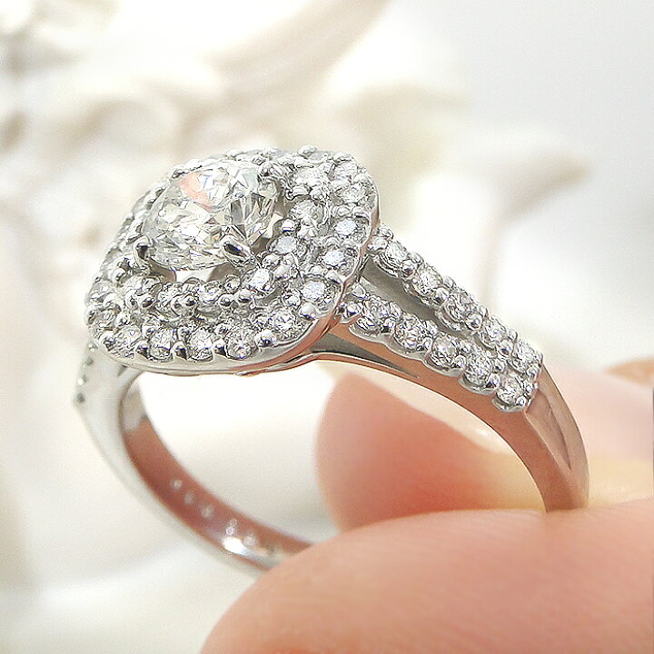 楽天市場】Pt900【0.90ct】ダイヤモンド リング送料無料 代引手数料  