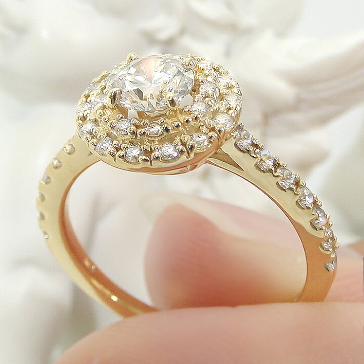 楽天市場】K18YG【0.85ct】ダイヤモンド リング送料無料 代引手数料  