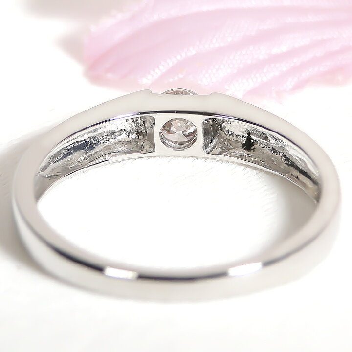 楽天市場】Pt900【0.17ct】一粒 ダイヤモンド リング 送料無料 代引 