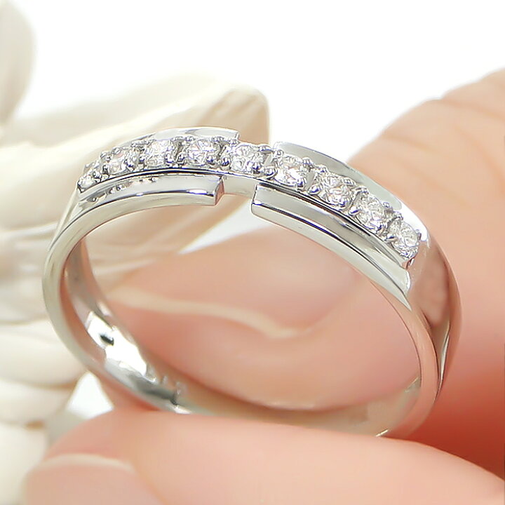 楽天市場】K18YG/PG/WG【0.15ct】ダイヤモンド リング送料無料 代引 