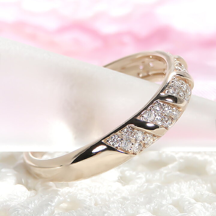 楽天市場】K18YG/PG/WG【0.20ct】ダイヤモンド リング 送料無料 代引 
