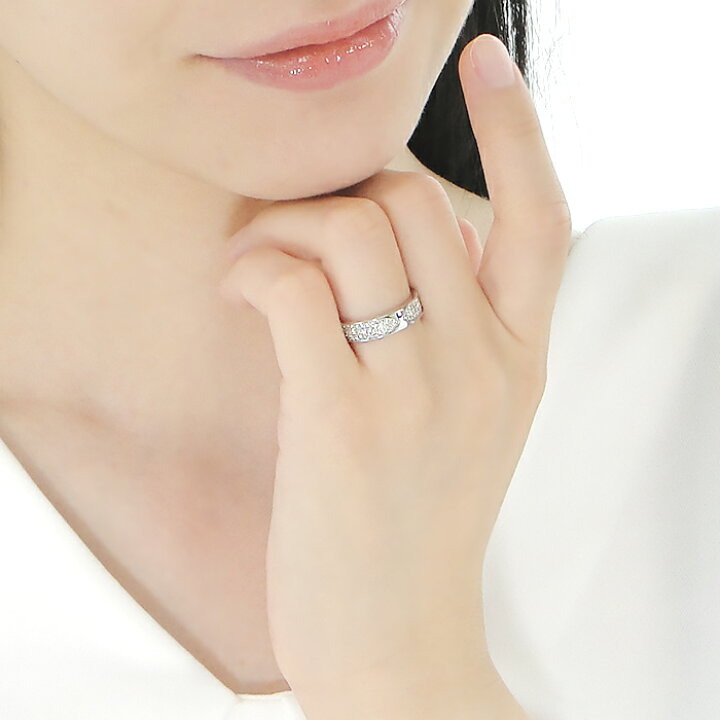 楽天市場】K18YG/PG/WG【0.37ct】パヴェ ダイヤモンド リング 送料無料 