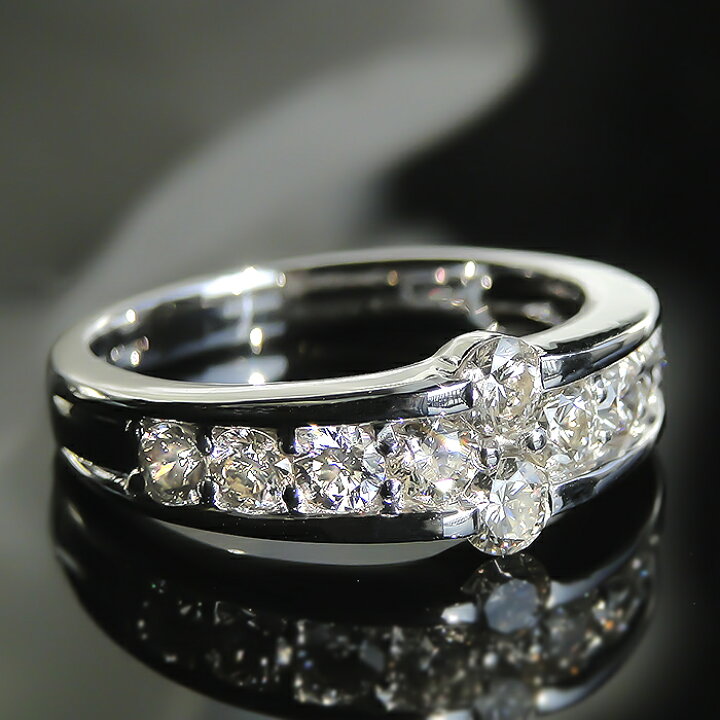 楽天市場】pt900 ダイヤモンド エタニティ リング【1.0ct】 送料無料 