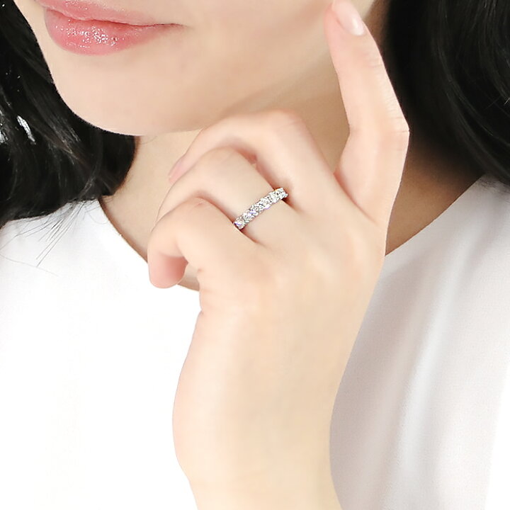 楽天市場】pt900【1.0ct】ダイヤモンド エタニティリング【送料無料 