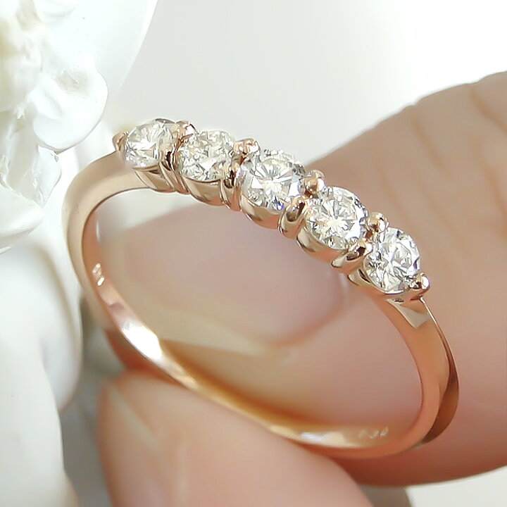 楽天市場】k18YG/WG/PG【0.30ct】ダイヤモンド リングK18 ゴールド 