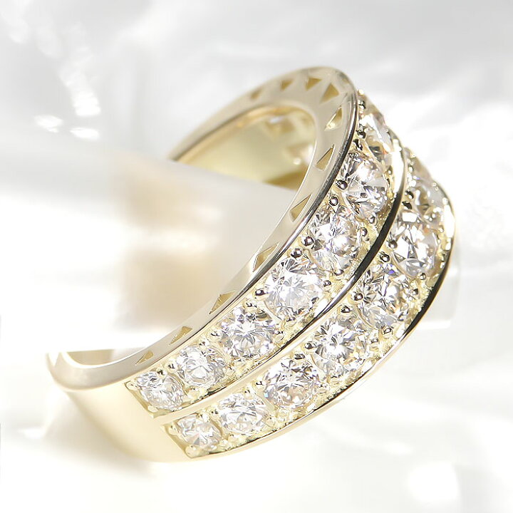 楽天市場】K18WG/YG/PG 【2.0ct】ダイヤモンド リング送料無料 品質 
