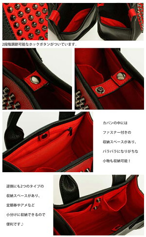 【送料無料】スタッズ付きミニトートバッグtotebagPUレザー小さめゴルフ散歩など【AWESOME/オーサム】10P01Oct16