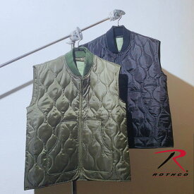 ROTHCO（ロスコ）Quilted Woobie Vest キルティングベスト【宅配便対象】ベスト ライナーベスト インナーベスト キルト ミリタリー ビッグサイズ メンズ レディース ゆったり おしゃれ