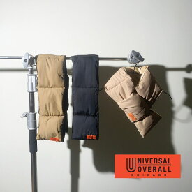 UNIVERSAL　OVERALL（ユニバーサルオーバーオール）タフタ中綿マフラー【宅配便対象】マフラー 中綿 ダウン ファッション おしゃれ フリース メンズ レディース