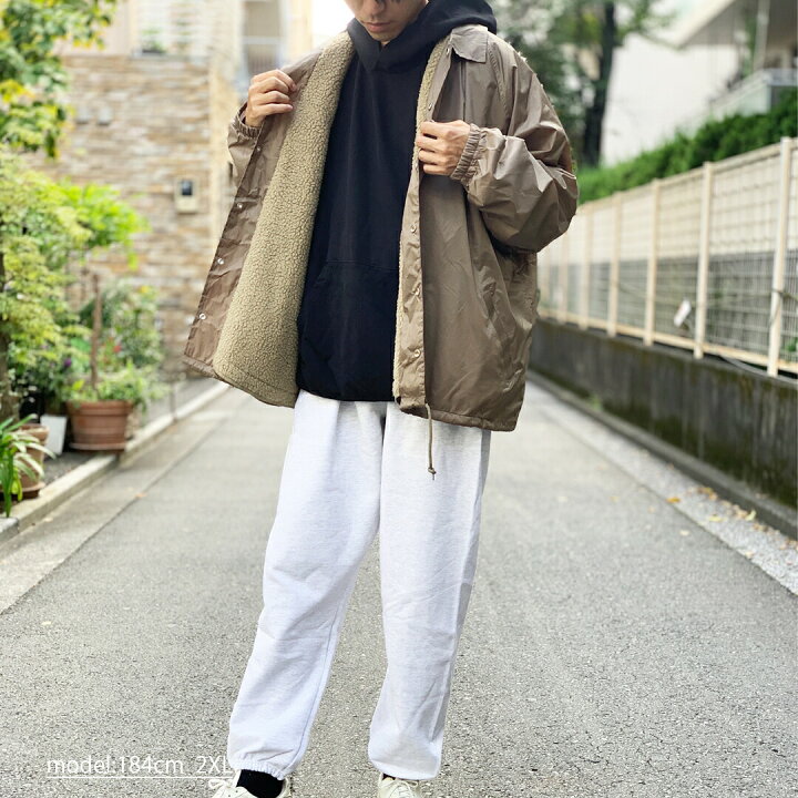 楽天市場 Beimar ビーマー 裏ボアコーチジャケット モダンフィット 宅配便対象 アウター 上着 ファッション メンズ 男性 ブルゾン 長袖 襟付き 無地 秋 アウトドア ストリート系 送料無料 Awesome Closet 楽天市場店
