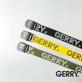 GERRY（ジェリー）32mm織テープベルト【メール便対象】ベルト メンズ レディース ガチャベルト カジュアル おしゃれ