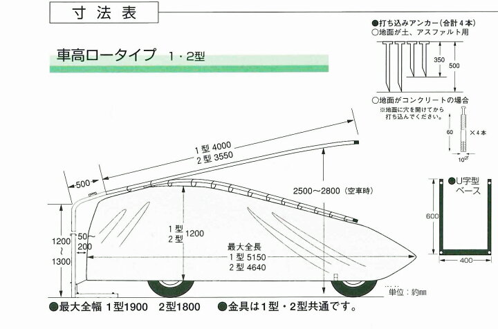 楽天市場】車カバー テマトラン 1型 金具セット 車 カバー テマカバー  