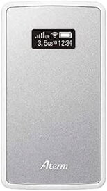 NECプラットフォームズ Aterm Wi-Fi モバイルルーター tri band MP02LN SW メタリックシルバー PA-MP02LN-SW