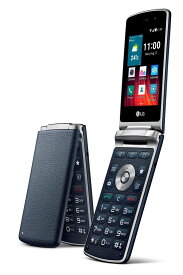 LG電子 LG Wine Smart LGS01 NAVY 【J:COM MOBILE SIMフリー】