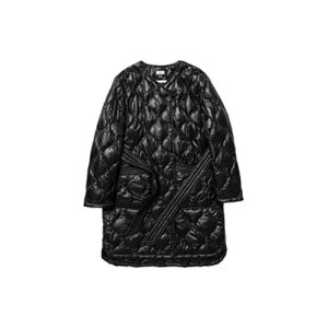 NANGA(�i���K) ONION QUILT NO COLLAR DOWN HALF COAT(WOMEN) Col.BLK �T�C�Y WL�iEC)