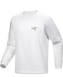 ARC�fTERYX(�A�[�N�e���N�X) Kragg Cotton LS M (�N���b�O �R�b�g�� �����O�X���[�u �����Y) X00000971403 Col.White Light / Black 26�N�t�ă��f��