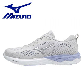 【アウトレット】 Mizuno(ミズノ) WAVE REVOLT 2 WIDE Col.グレー/シルバー/パープル