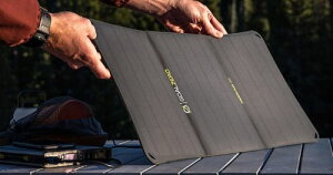 GOAL ZERO(�S�[���[��) Nomad 20 V2 Solar Panel 11910 Size:��553(W)×292(H)×19(D) mm�i�W�J���j ��190(W)×292(H)×32(D) mm�i�܂肽���ݎ��j �{�̏d�� ��1.03kg
