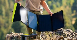 GOAL ZERO(�S�[���[��) Nomad 50 V2 Solar Panel 11920 Size:��1346(W)×432(H)×38(D) mm�i�W�J���j ��286(W)×432(H)×64(D) mm�i�܂肽���ݎ��j �{�̏d�� ��3.1kg