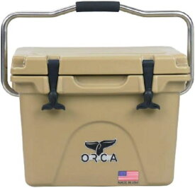 ORCA(オルカ) ORCA Coolers 20 Quart Col.ベージュSize:外側：高さ約38×幅約48×奥行き約35　内側：高さ約24×幅約35×奥行き約23　重量：18lbs（約8Kg）＊店頭展示品のため多少のスリキズ等がある場合がございます。