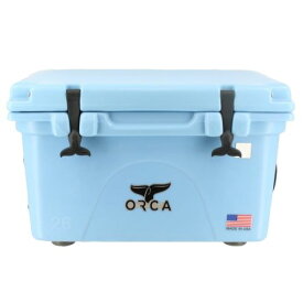 ORCA(オルカ) ORCA Coolers 26 Quart Col.チャコールグレー Size:外側：高さ約37×幅約59×奥行約44　内側：高さ約22×幅約41×奥行き約28　重量：25lbs（約11Kg）＊店頭展示品のため多少のスリキズ等がある場合がございます。