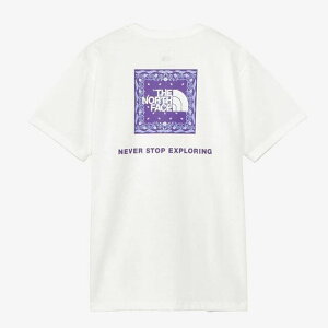 THE NORTH FACE(�U�E�m�[�X�E�t�F�C�X) S/S Bandana Square Logo Tee �V���[�g�X���[�u�o���_�i�X�N�G�A���S�e�B�[�i���f�B�[�X�j NTW32446 Col.W �z���C�g 26�N�t�ă��f��
