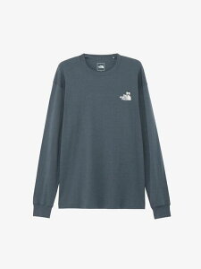 THE NORTH FACE(�U�E�m�[�X�E�t�F�C�X) L/S Zoo Picker Tee �����O�X���[�u�Y�[�s�b�J�[�e�B�[ NT32658 Col.SL �X���[�g�O���[ 26�N�t�ă��f��