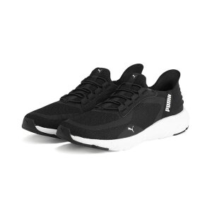 PUMA(�v�[�}) SOFTRIDE �t���b�N�X ���[�X EASE IN ALT ���C�h 311996 (�����Y) COL.PUMA BLACK-PUMA WHITE 26�N�t�ă��f��