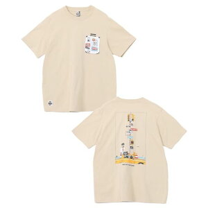 CHUMS(�`�����X) CHUMS Embroidery T-Shirt CH01-2739 Col.G057 Greige 26�N�t�ă��f��