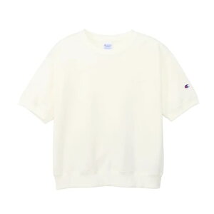 champion(�`�����s�I��) SHORT SLEEVE CREW NECK SWEATSHIRT CW-D009 (���f�B�[�X) Col.020 OFF WHITE 26�N�t�ă��f��