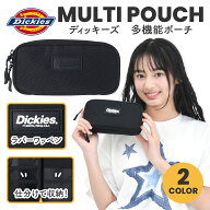 Dickies ディッキーズ 多機能ポーチ ポリラバーワッペン ポリエステル ファスナー 小物入れ 化粧ポーチ …