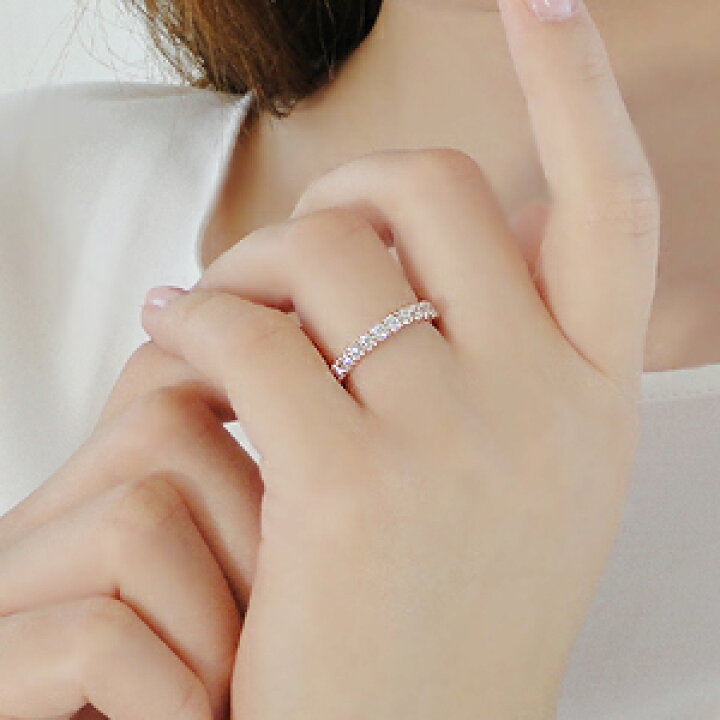 楽天市場】K18WG/YG/PG ダイヤモンド エタニティリング【1.0ct 