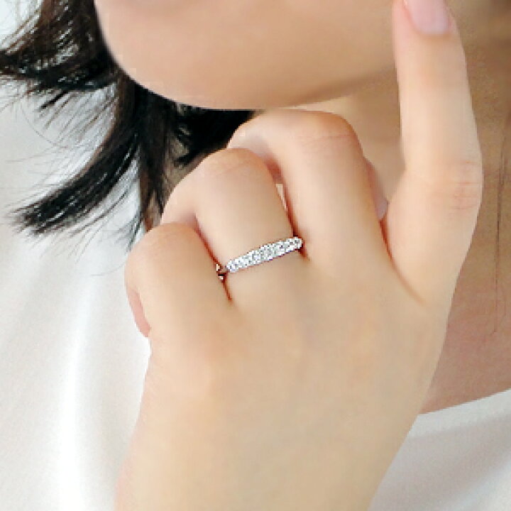 楽天市場】Pt900 グラデーション ダイヤモンド リング【0.5ct】 指輪 