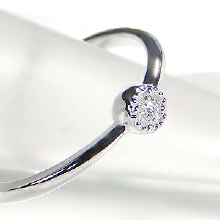 楽天市場】Pt900 一粒 ダイヤモンド リング【0.07ct】ファッション 