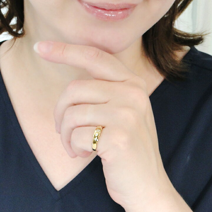 楽天市場】K10YG/PG/WG【0.11ct】ダイヤモンド リング10金 K10  