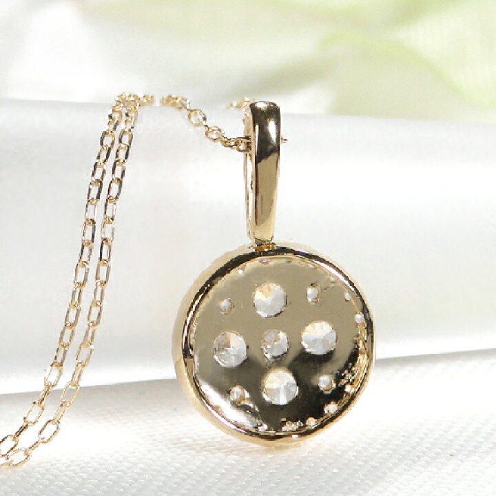 楽天市場】K18YG/PG/WG ダイヤモンド ネックレス【0.55ct】 ジュエリー 