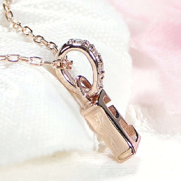 楽天市場】K18YG/PG/WG 0.02ct ダイヤモンド イニシャル E ネックレス 