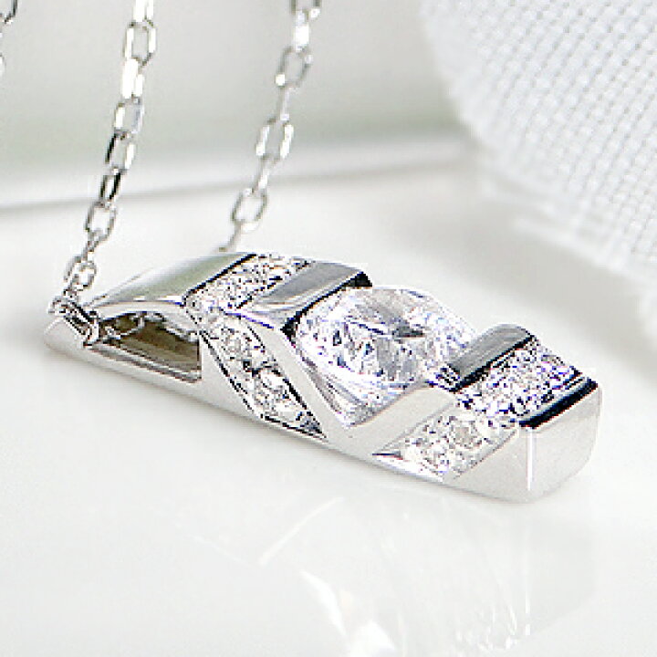 楽天市場】Pt900 ダイヤモンド ネックレス 【0.37ct】プラチナ 
