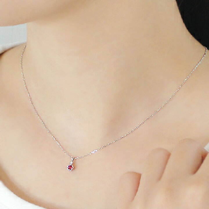 楽天市場】pt900 レッド スピネル ダイヤモンド ネックレス ジュエリー