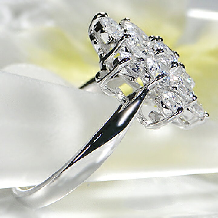 楽天市場】pt900【2.0ct】フラワー ダイヤモンド リング指輪 リング 