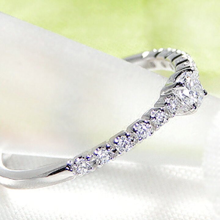 楽天市場】K10YG/PG/WG ダイヤモンド リング【0.23ct】ファッション  