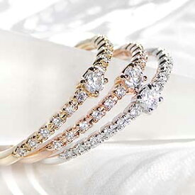 K18WG/YG/PG ダイヤモンド エタニティリング【0.15ct】ファッション ジュエリー アクセサリー レディース 指輪 リング ピンクゴールド イエローゴールド ホワイトゴールド ダイヤ エタニティ ダイア K18 4月誕生石 ギフト プレゼント ホワイトデー 0.15ct　ピンキー