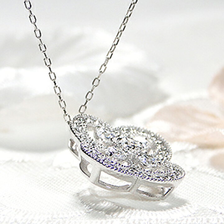 楽天市場】K18YG/PG/WG ダイヤモンド クローバー ネックレス 【0.50ct 
